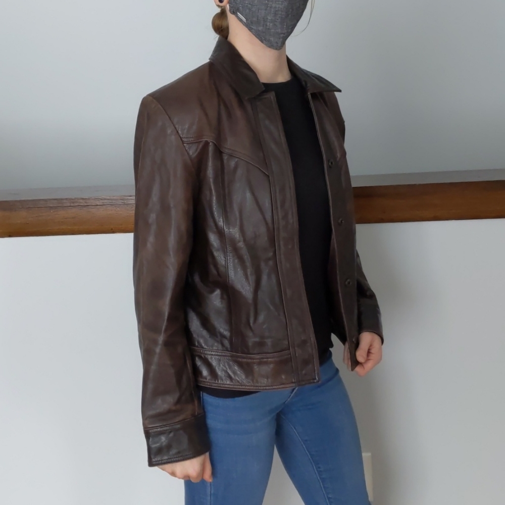 Leather jacket